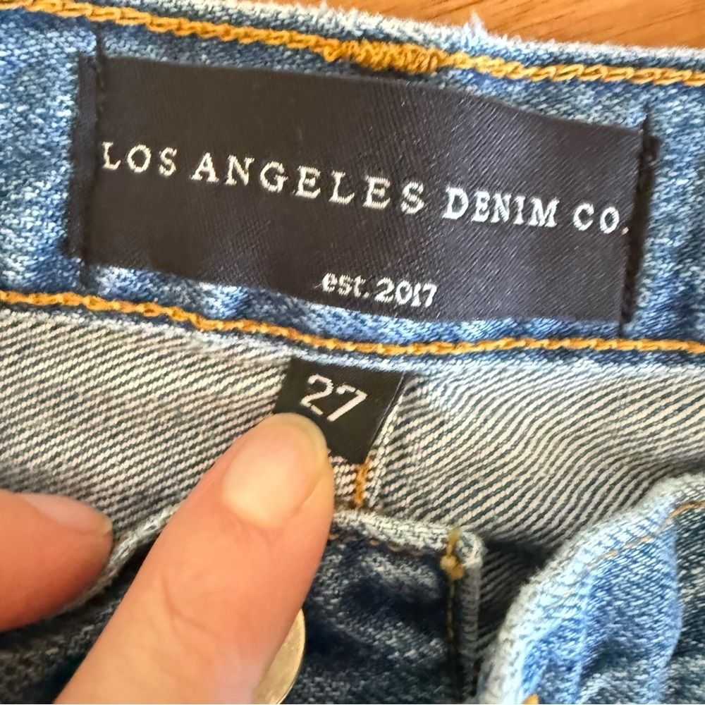 Los Angeles Denim Co. Joey Boyfriend Jeans 27 • Made in USA • - Picture 2 of 11